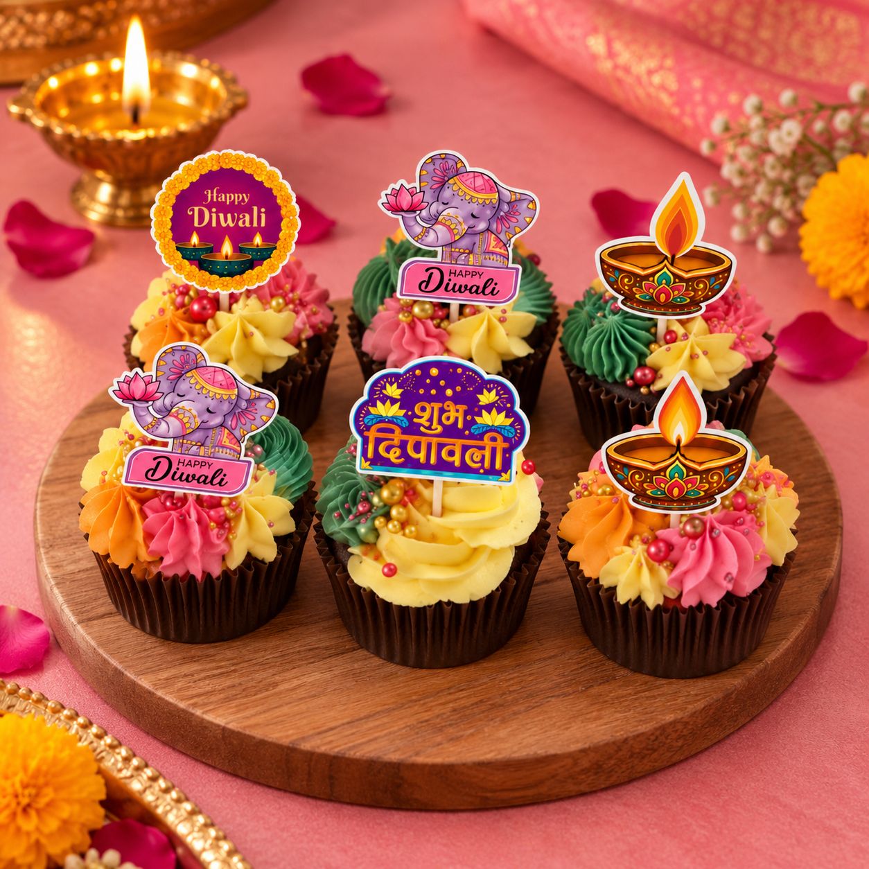Diwali Cupcakes