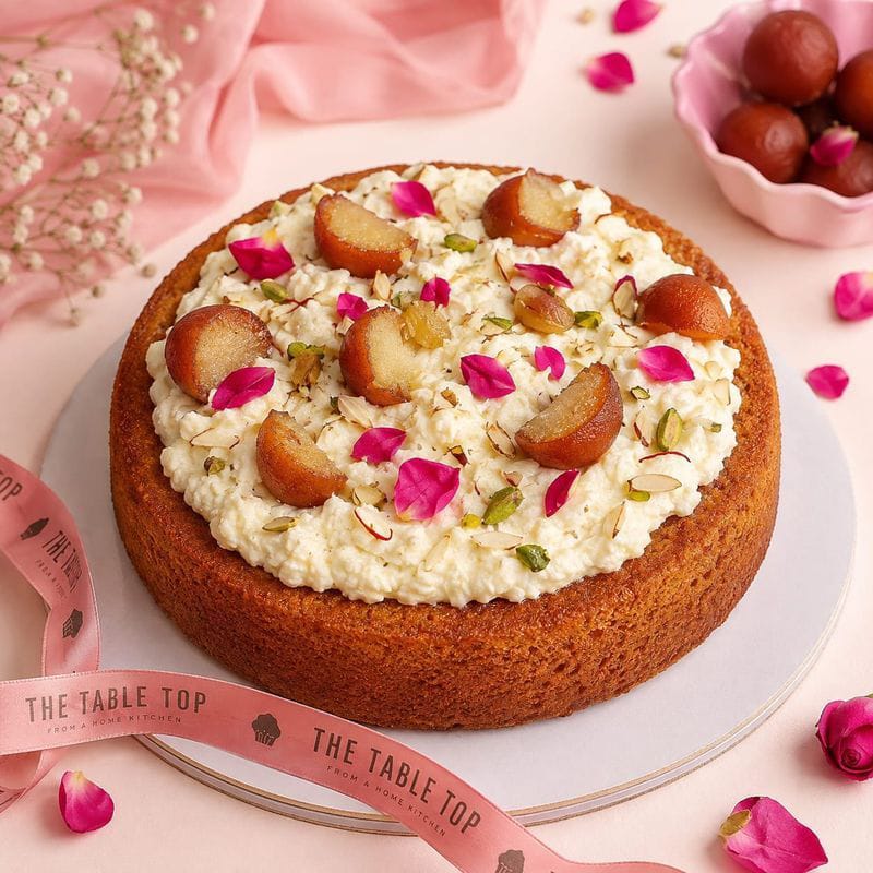Gulab Jamun Cake