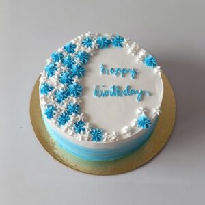 Blue & White Rosettes