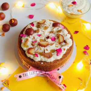Rabri Gulab Jamun Cake
